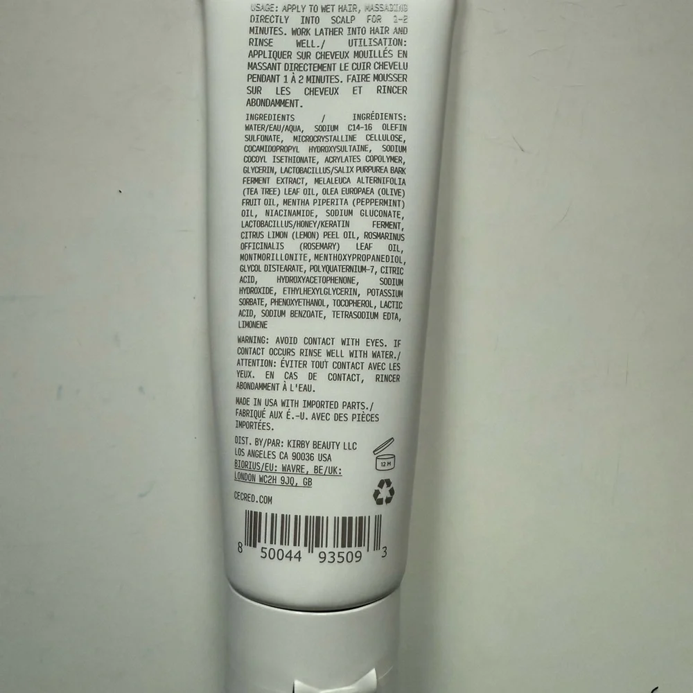 Cécred Clarifying Shampoo & Scalp Scrub